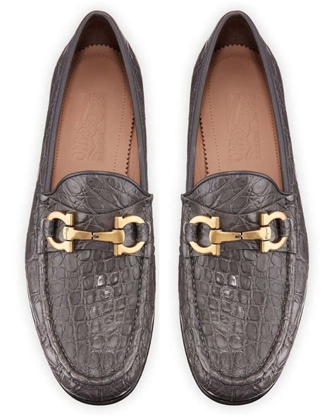 ferragamo replica loafers|ferragamo crocodile loafer.